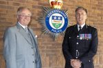 Photo shows PCC Rupert Matthews & Chief Constable Robert Nixon